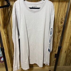 Carhartt Men's Light Pink Long Sleeve Tee 3xlt